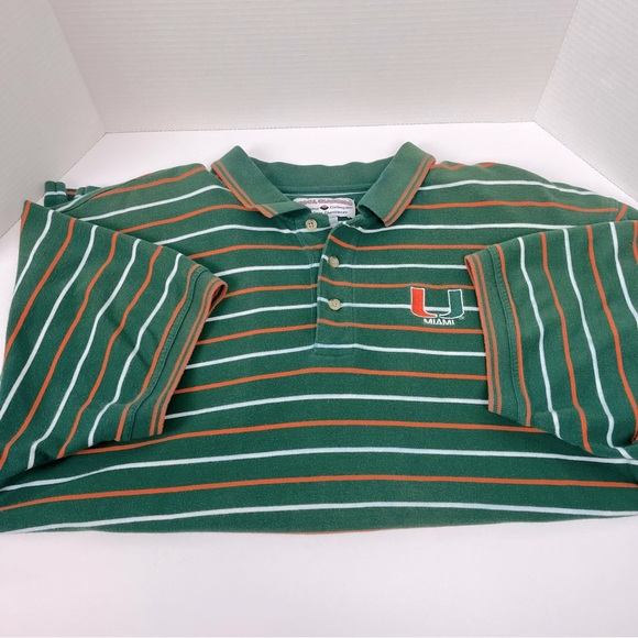 Bocca Classics Miami Hurricanes Polo Size XL; College Football, Sports, The U - Picture 5 of 10